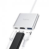 USB Hub Hoco HB14 (Type-C to USB+HDMI+Type-C), фото 4