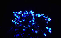 Гірлянди діодні конусні 100 Led Blue