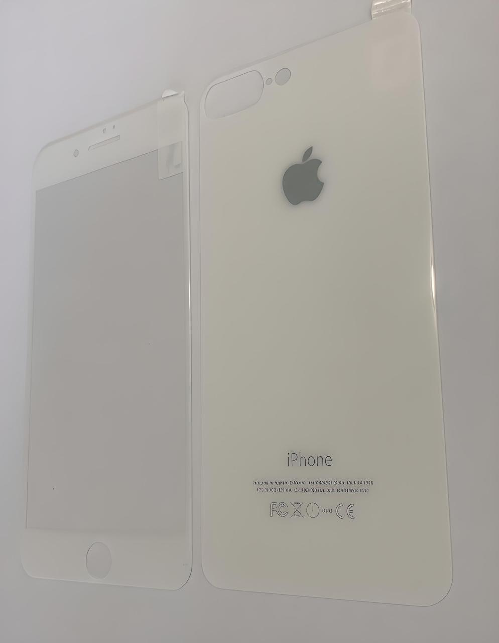 Захисне скло iPhone 7+ 5,5 0,26mm (комплект 2 сторони) White, фото 1