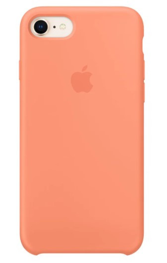 Силіконовий чохол "Original Silicone Case" iPhone 7 / iPhone 8 персиковий, фото 1