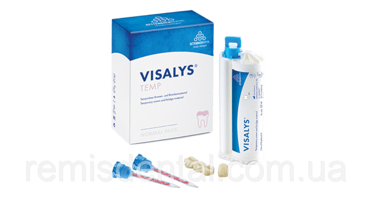 Visalys Temp (Normal pack 1 x 50 ml, 15 mixing tips)