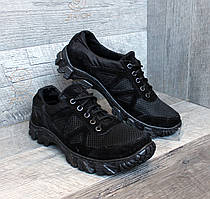 Кросівки жіночі тактичні літні DMS-5305 чорний нубук з сіткою