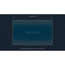 Захисне гібридне скло на монітор 17.8" MATT TESLA MODEL X PLAID 2023 -