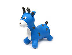 Дитячий надувний стрибун Олень 54925 синій