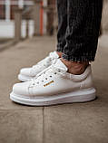 Кросівки чоловічі South Ricki white білі кеди шкіряні демісезонні повсякденні стильні модні, фото 8