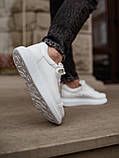 Кросівки чоловічі South Ricki white білі кеди шкіряні демісезонні повсякденні стильні модні, фото 7
