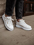 Кросівки чоловічі South Ricki white білі кеди шкіряні демісезонні повсякденні стильні модні, фото 3
