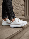 Кросівки чоловічі South Ricki white білі кеди шкіряні демісезонні повсякденні стильні модні, фото 5