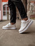 Кросівки чоловічі South Ricki white білі кеди шкіряні демісезонні повсякденні стильні модні, фото 4