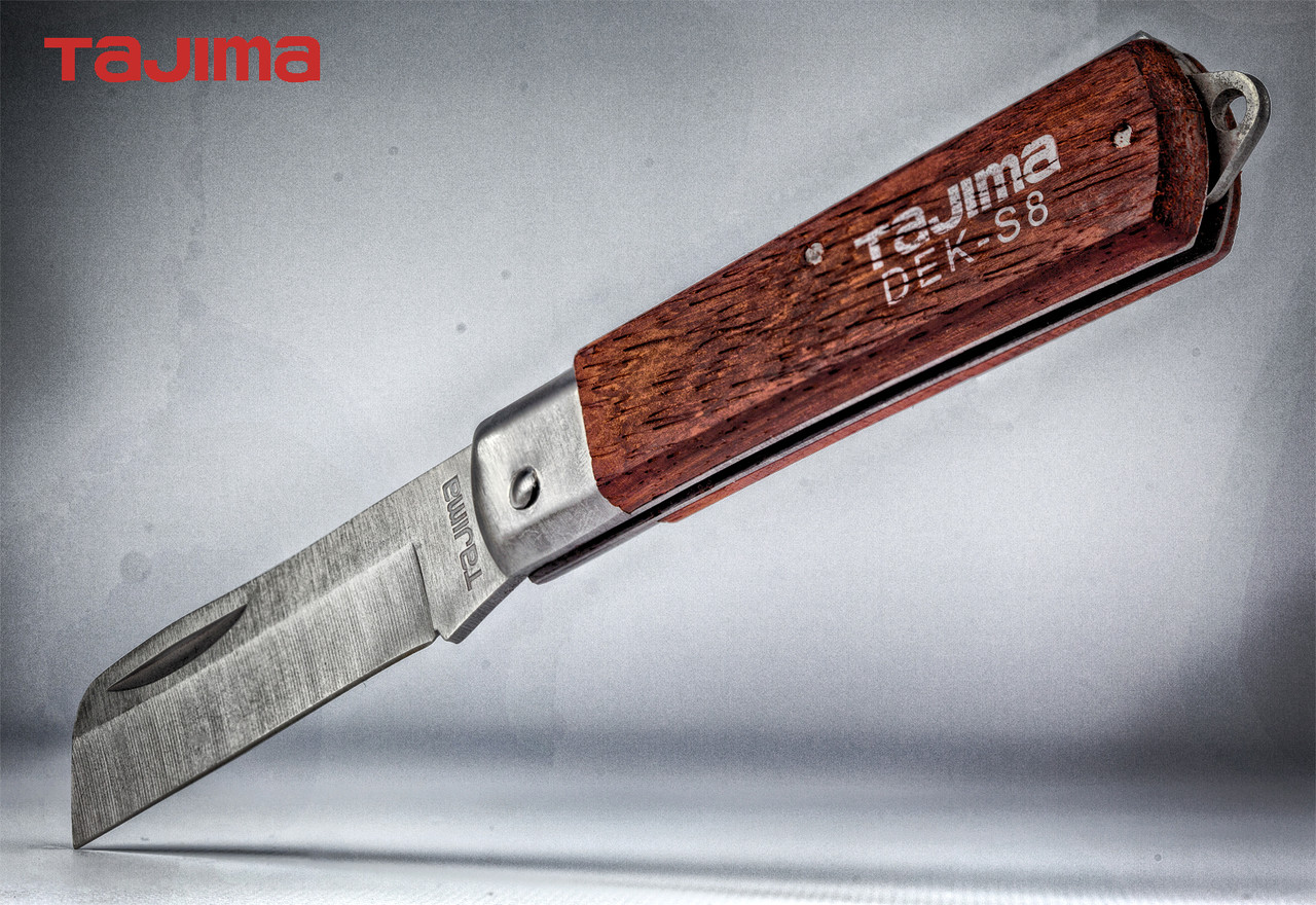 Купить Технический нож электрика TAJIMA DEK-S8 прямое лезвие (Таджима ...