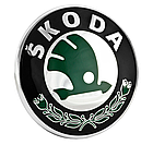 Емблеми Шокоду Skoda 89 мм значки Octavia Tour, A5, Fabia, Rapid, Superb: 5J0853621AAUL, 5JA8536872ZZZ, фото 2