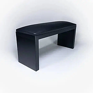 Манікюрна підставка на чорних ніжках екошкіра чорна, підлокітник для манікюру, фото 4