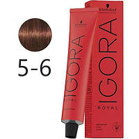 Крем-фарба для волосся Schwarzkopf Igora Royal 5-6 Світло-Коричневий Шоколадний 60 мл