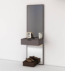 Дзеркало підвісне з шухлядою C4-50 в передпокій Сан Маріно (5 варіантів кольору)