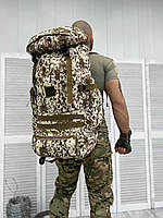 Тактический рюкзак 80 литров, рюкзак военный, Рюкзак тактический зсу пиксель, Вместительный армейский рюкзак