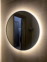 Кругле дзеркало з Led підсвічуванням для ванної Lidia 60*60см