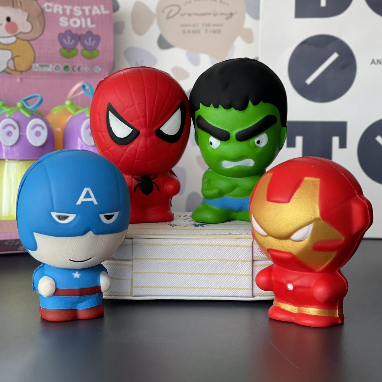 Сквіш "Супергерої", мікс, Игрушка - антистресс "Супергерои", фото 1