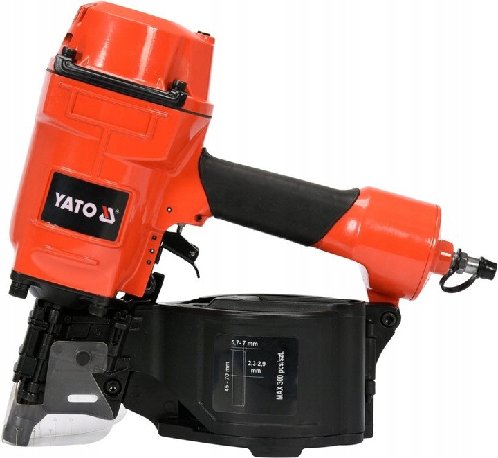 Пістолет цвяхозабивний пневматичний барабанний YATO YT-09213