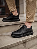 Кросівки чоловічі South Tail Black чорні кеди шкіряні демісезонні повсякденні стильні модні, фото 3
