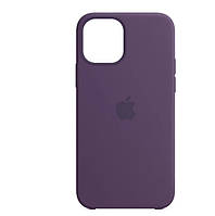 Силиконовый чехол защитный Оригинал велюр Iphone 12 Pro Max Violet