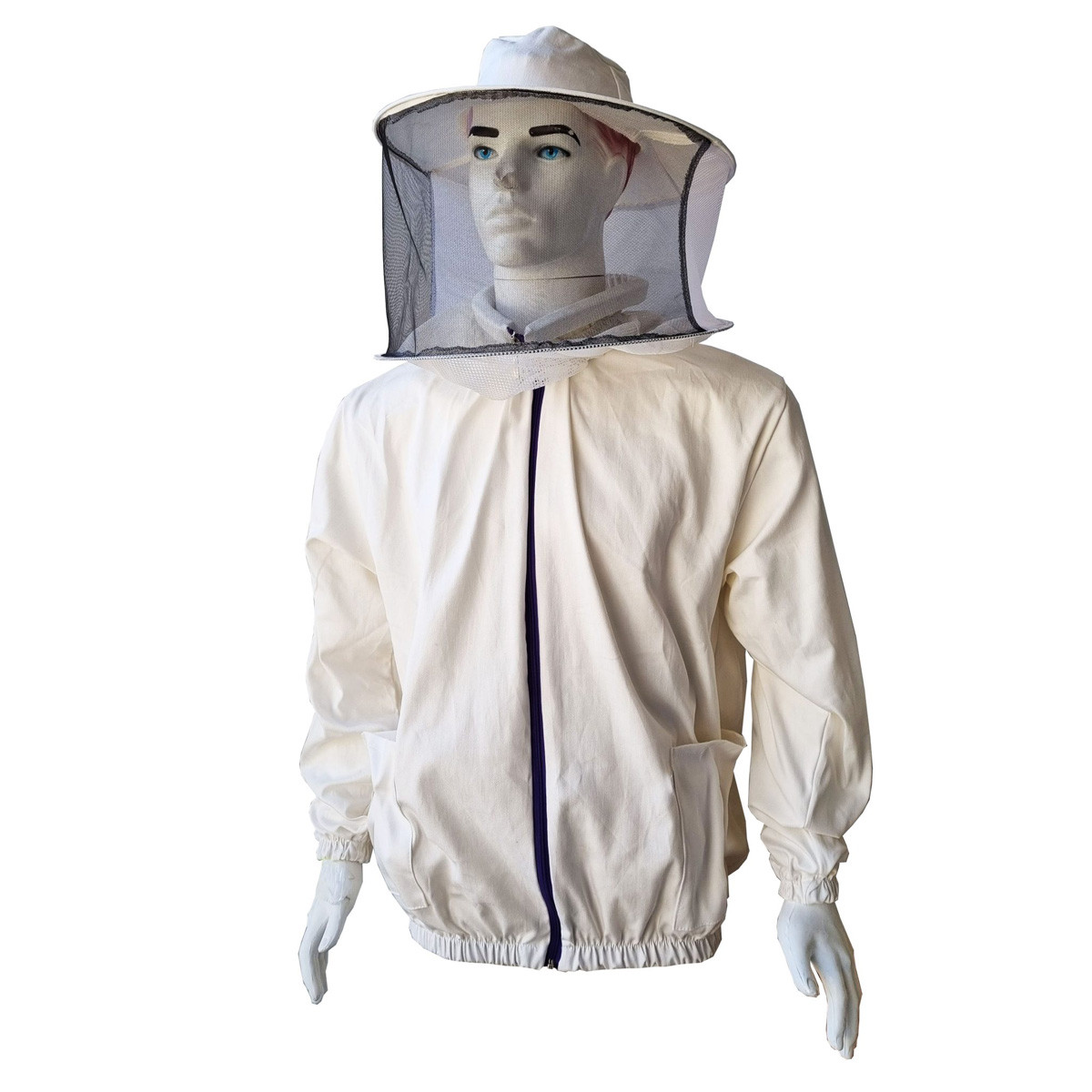 Куртка бджоляра №5 з маскою класичного зразка, бавовна, Туреччина