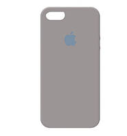 Силиконовый чехол "Оригинал Велюр" Iphone 5SE Grey