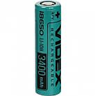 Аккумулятор Videx 18650 Li-Ion 3400mAh (без защиты)