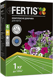 Добриво для квітів Fertis НПК 12-8-16+МЕ 1кг.