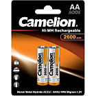 Батарея "Camelion" AA/R06 (1.2V, Ni-Mh, 2600mAh, блістер, 2шт)