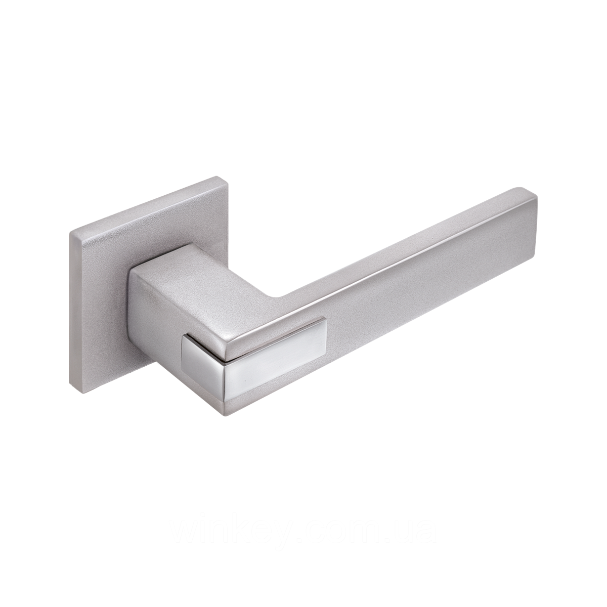 Ручка міжкімнатна MVM QOOB SLIM Z-1320/E20 чорний нікель, фото 1