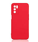 Силіконовий чохол "Оригінал Велюр" Oppo A16 Red