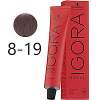 Крем-краска для волос Schwarzkopf Igora Royal Opulescence 8-19 Світло-русий сандре фіолет.60 мл