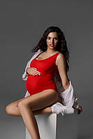 Боди красный, белый, черный для фотосессии беременной