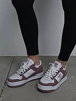 Жіночі кросівки Adidas Forum Bold White Bordo. Модні жіночі кроси Адідас Форум., фото 6