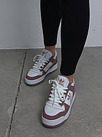 Жіночі кросівки Adidas Forum Bold White Bordo. Модні жіночі кроси Адідас Форум., фото 11