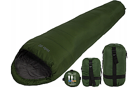 Спальник, спальний мішок, тактичний Польща Campus VELLO 80 cm x 220 cm (олива)
