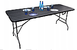 Складний стіл для пікніку на природу, похідний розкладний eHokery 180см, фото 4