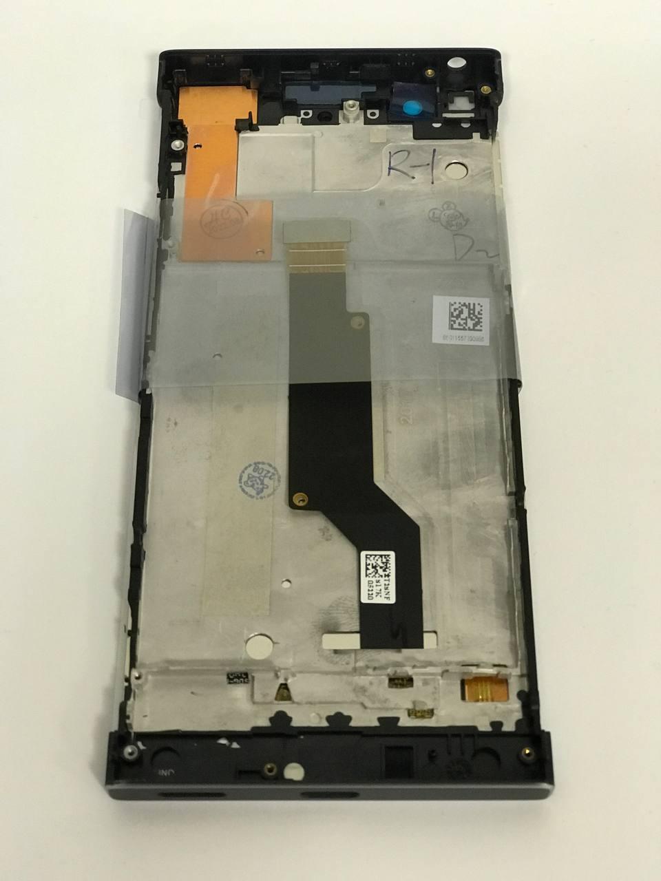 Дисплейний модуль Sony XA1 G3112 Чорний з рамкою, фото 1