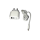 Зарядка (МЗП) "XO" L97 2in1 (блок на Usb i Type C + Type C\Lighting)