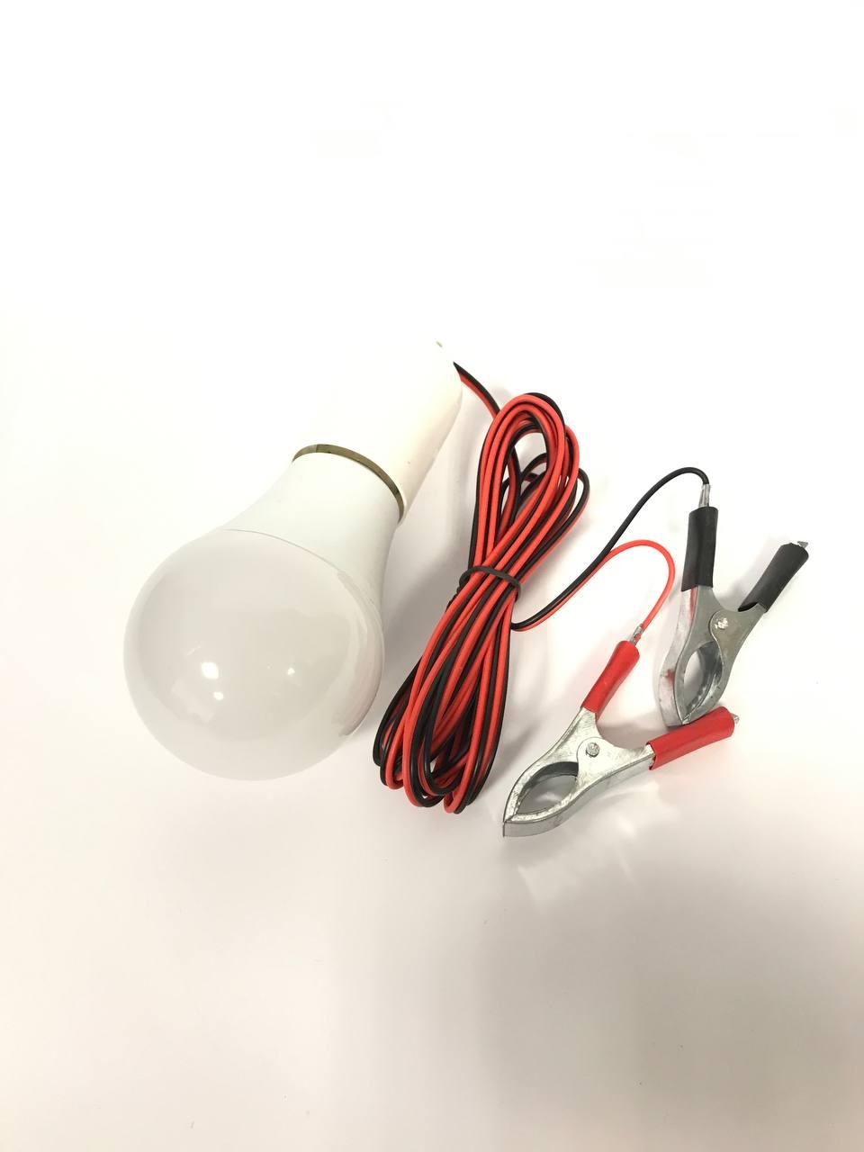 Лампочка 12v9w NO-704 (на крокодили)