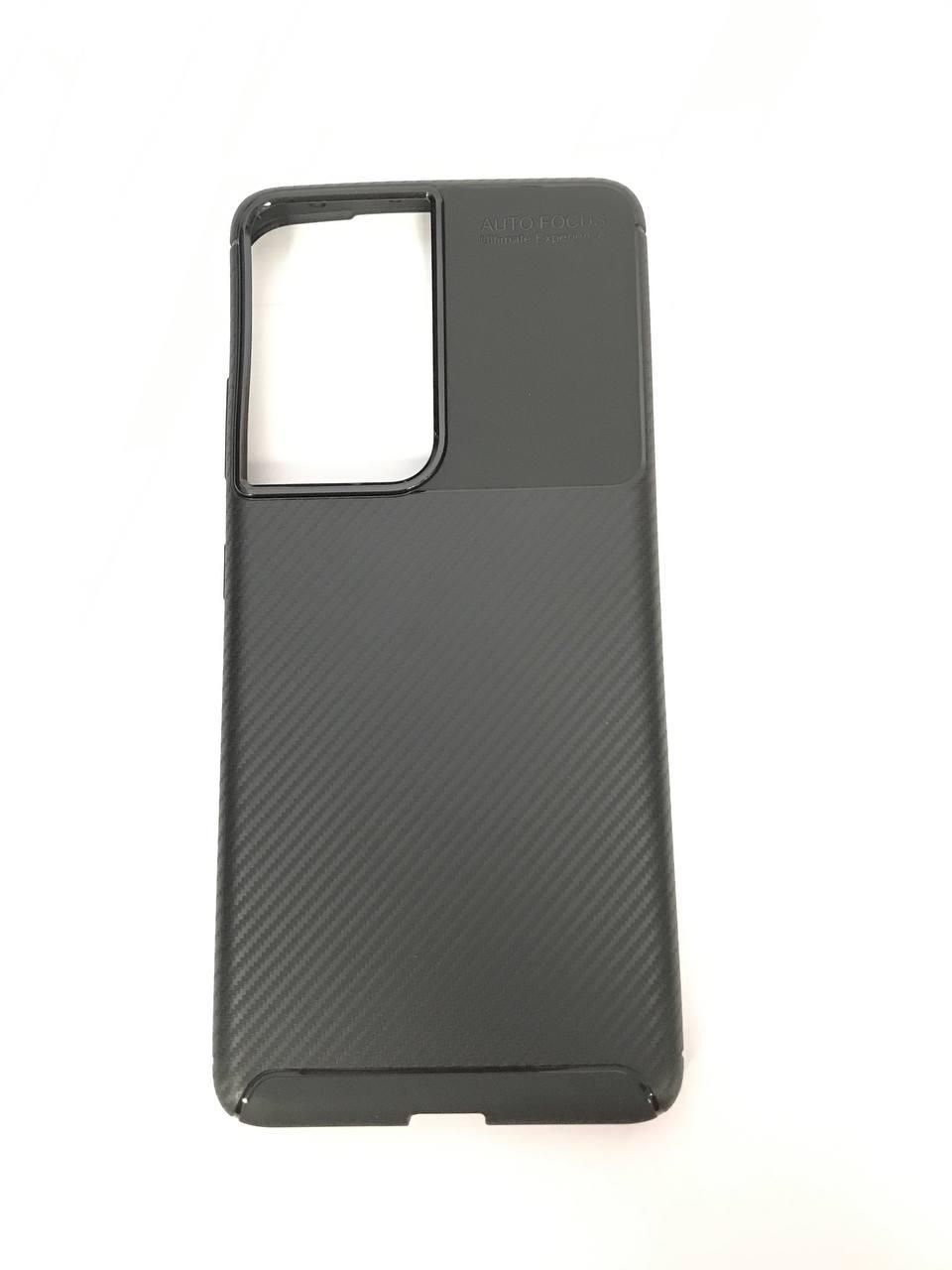 Силіконовий чохол "Ultimate Carbon" Samsung G998/S21 Ultra Black