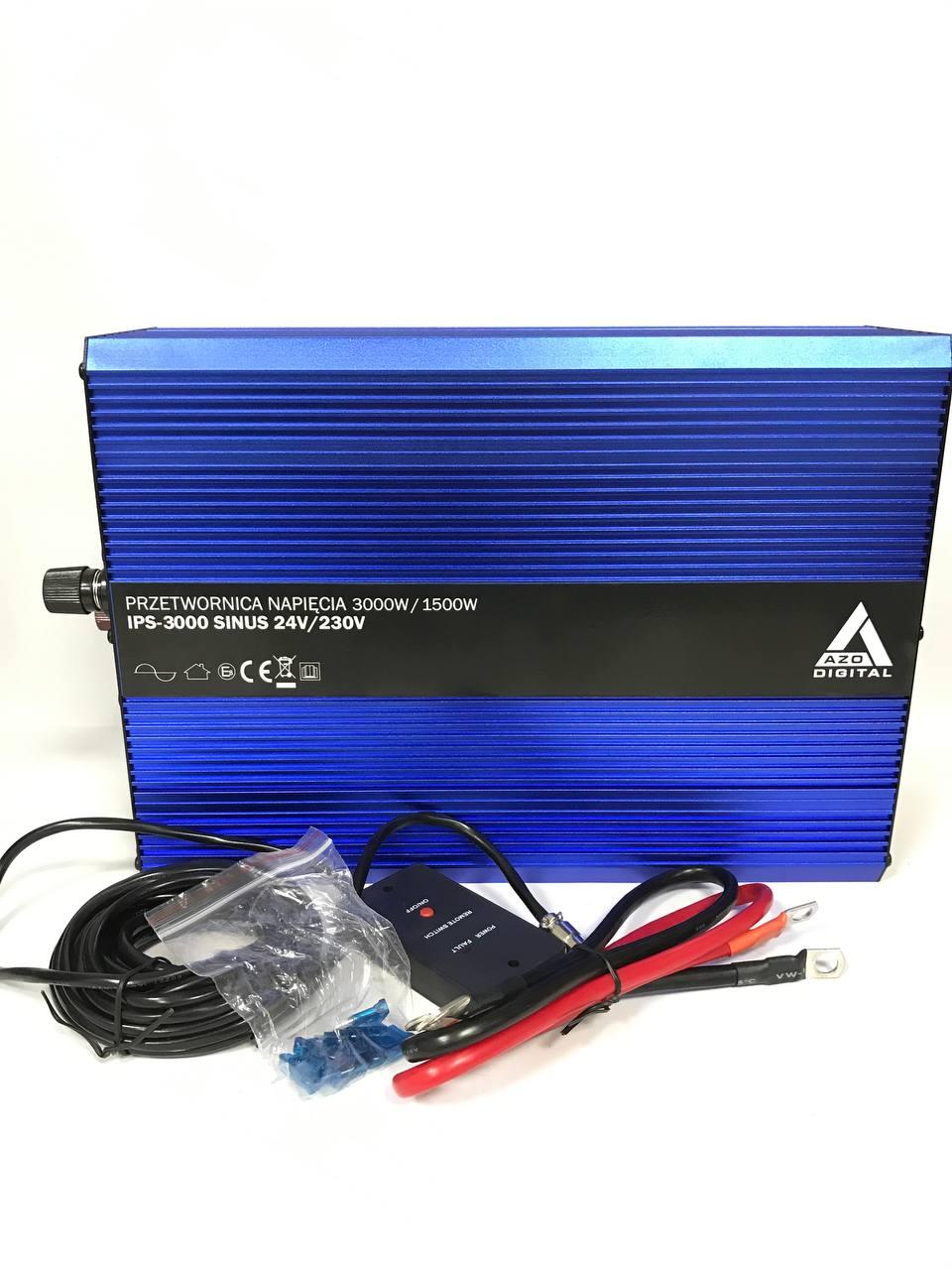 Power Inverter синусоїдний 24V 3000W
