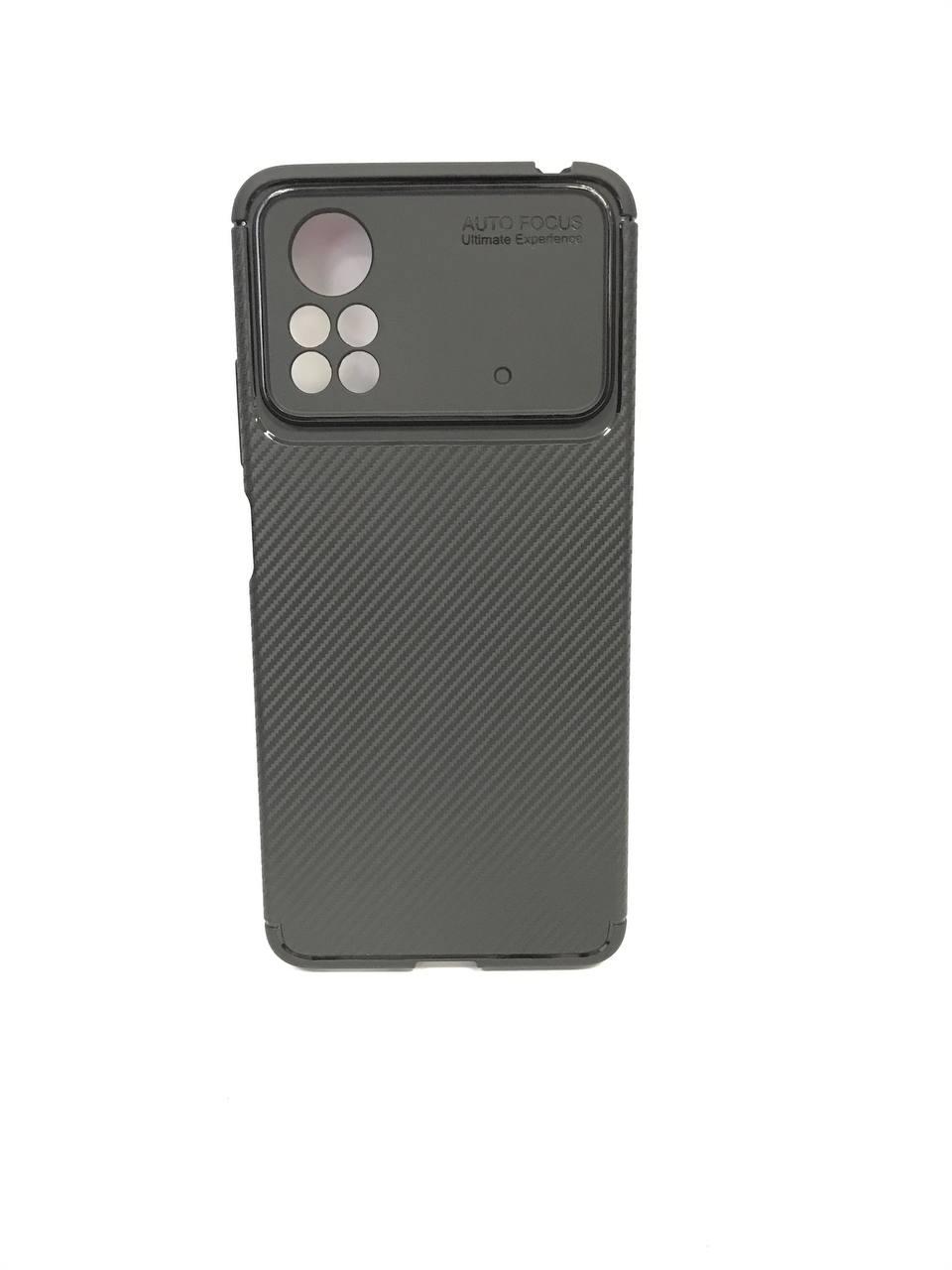 Силіконовий чохол "Ultimate Carbon" Xiaomi Poco X4 Pro Black