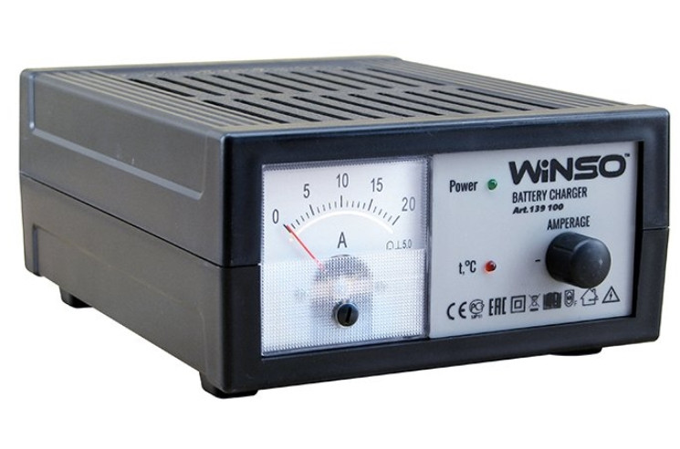 МЗП (Зарядка) 12v 0.8-18A Winso на крокодили