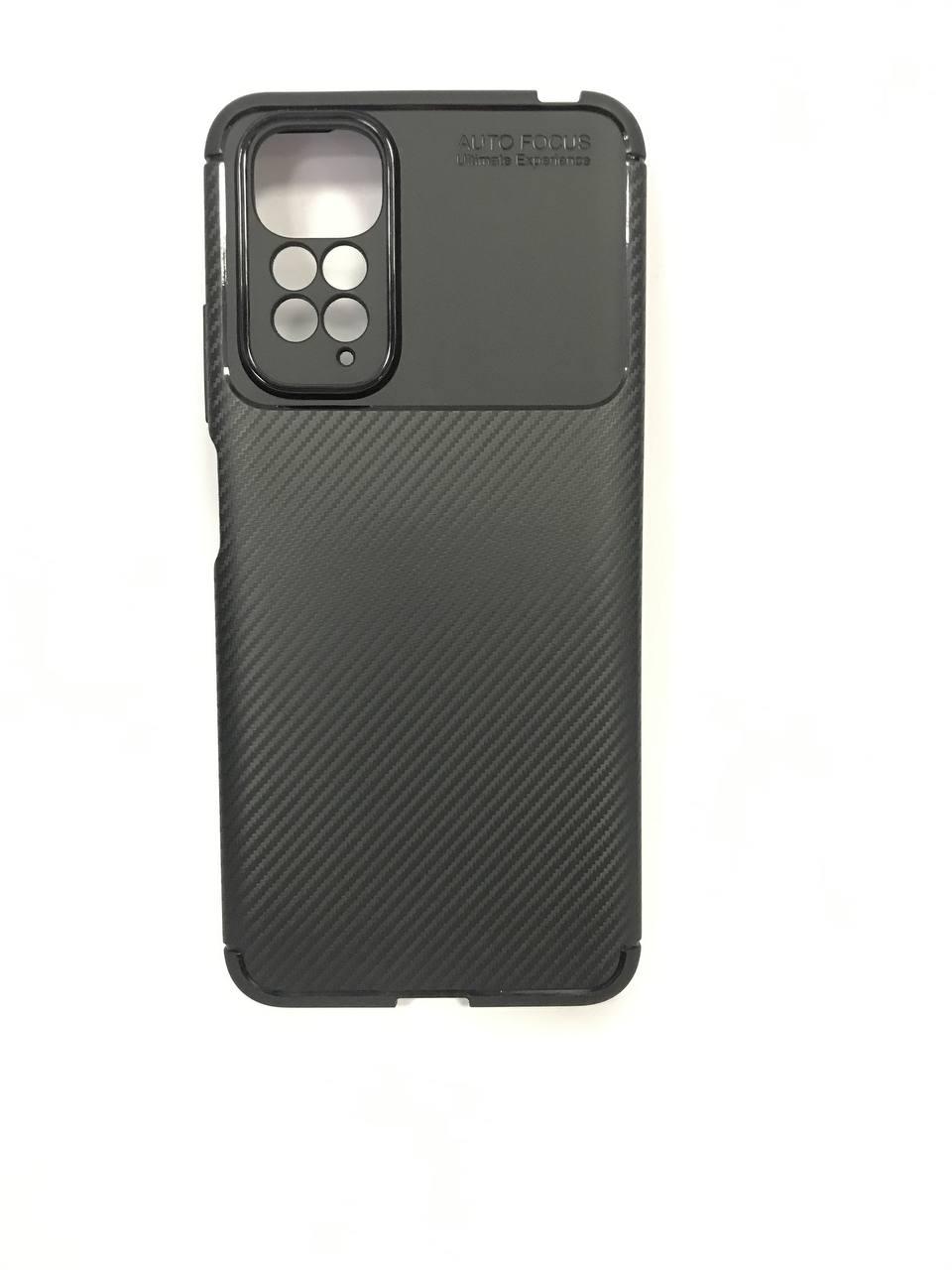 Силіконовий чохол "Ultimate Carbon" Xiaomi Redmi Note 11/Note 11S Black