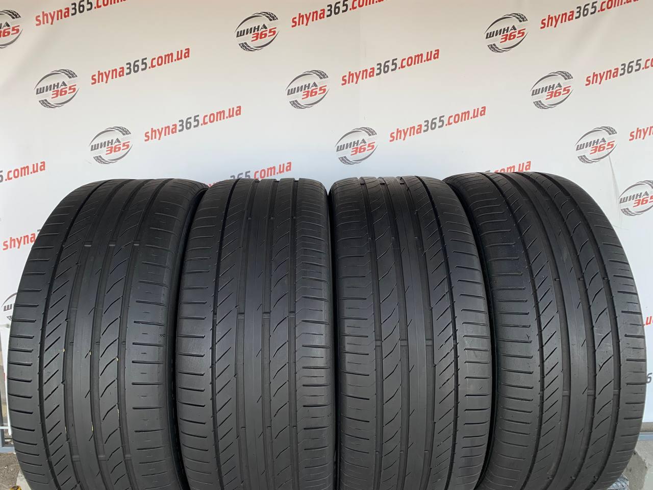 Шины Б/У літня 255/45 R19 CONTINENTAL CONTISPORTCONTACT 5 CONTISEAL 5mm