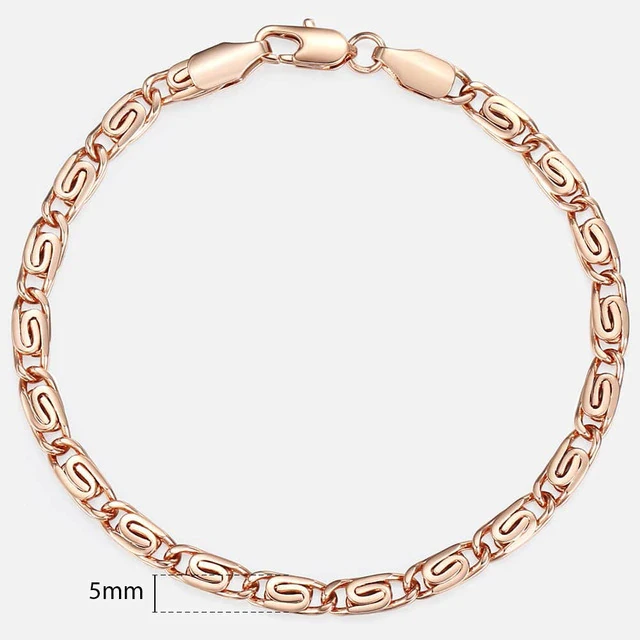 Браслет Liresmina Jewelry Магічний лабіринт 21 см 5 мм золотистий