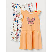 Детское платье для девочки H&M 4-6 лет - р.110-116 - Желтое - 93763