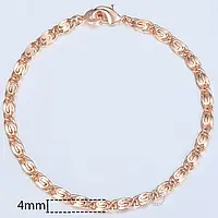 Браслет Liresmina Jewelry Магический лабиринт 20 см 4 мм золотистый