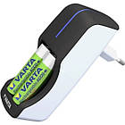 Мережевий зарядний пристрій Varta Mini 1-2 акум для AA\AAA+2 х Акб AA 2100mAh